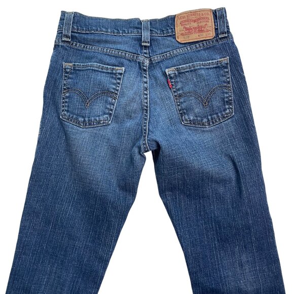 Levis 510 Womens Super Skinny Denim Blue Jeans  30 x 30 u - Picture 8 of 9